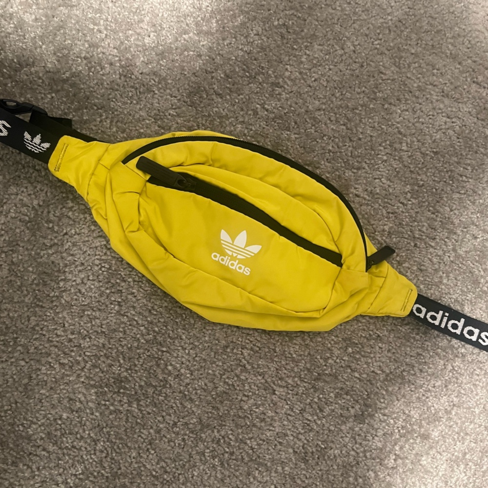 Adidas Yellow Run Pouch Bag